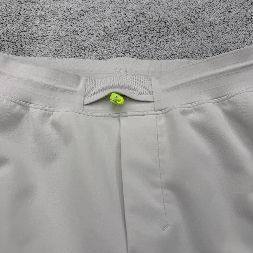 Lululemon Fast Free Running Pant Men Small Gray Tapered Ankle Zip Pocket Stretch